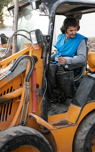 Volvo L90F wheel loader working